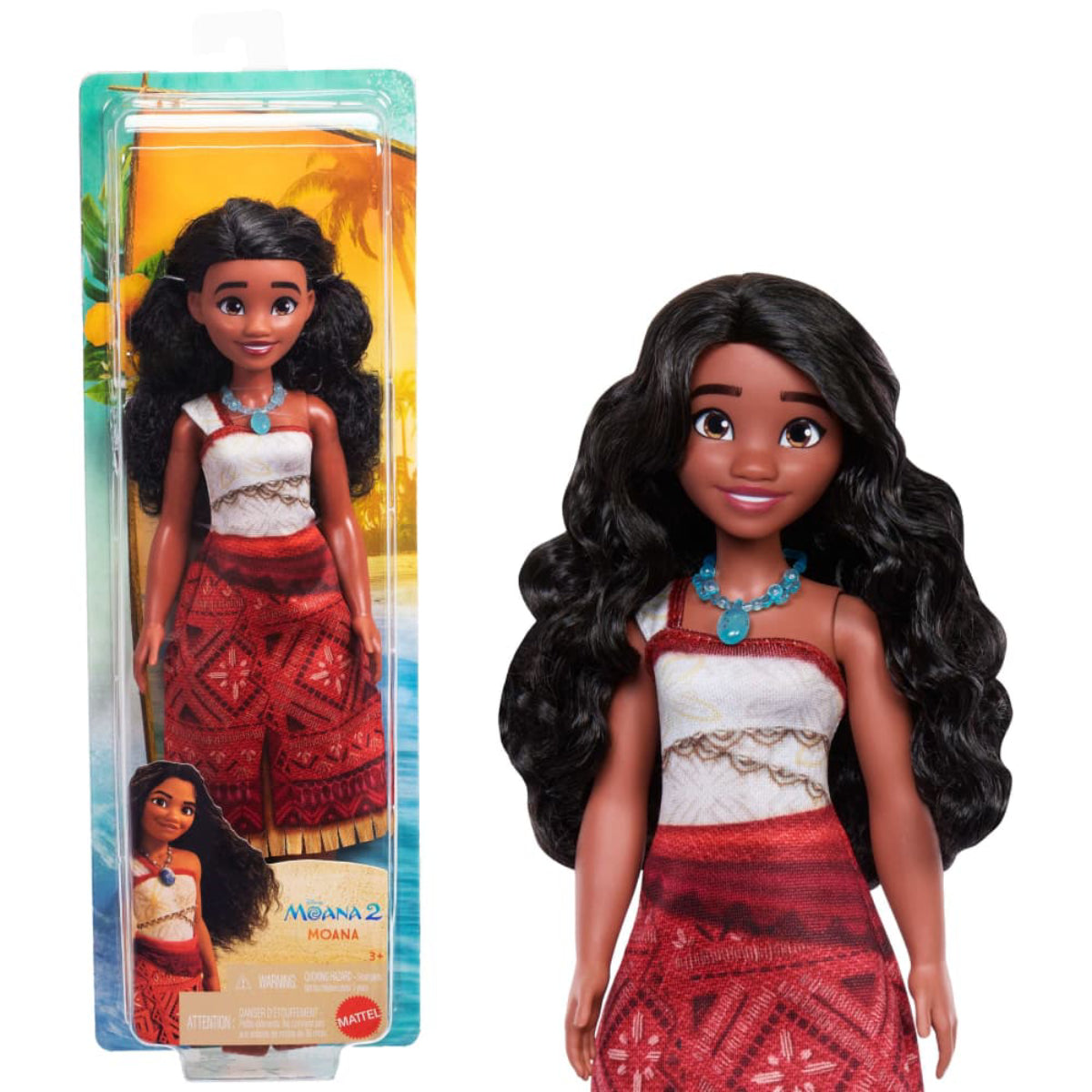 Mattel Disney Moana 2 Fashion Doll with 2 Accessories