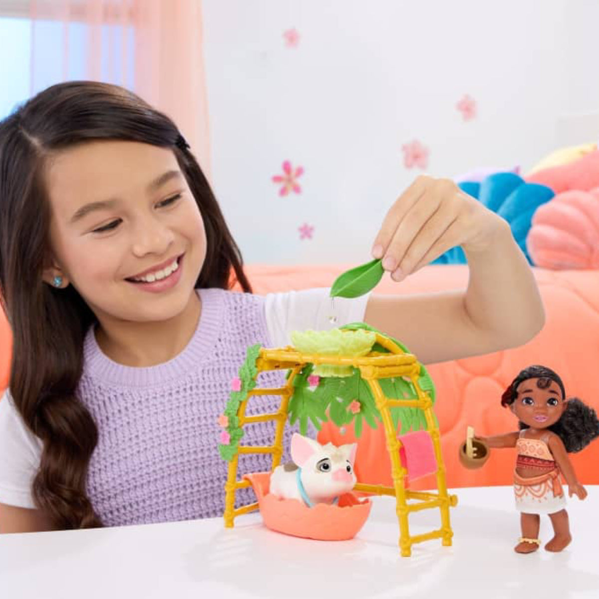 Mattel Disney Moana 2 Simea and Pua Bathtime Fun Playset– Curacao