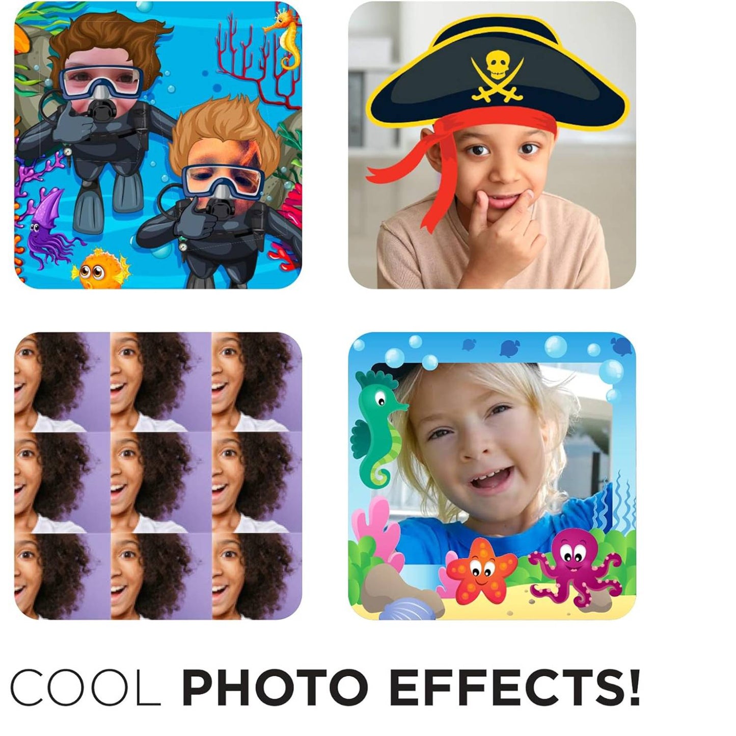 PlayZoom Snapcam Kids Digital Camera - Black