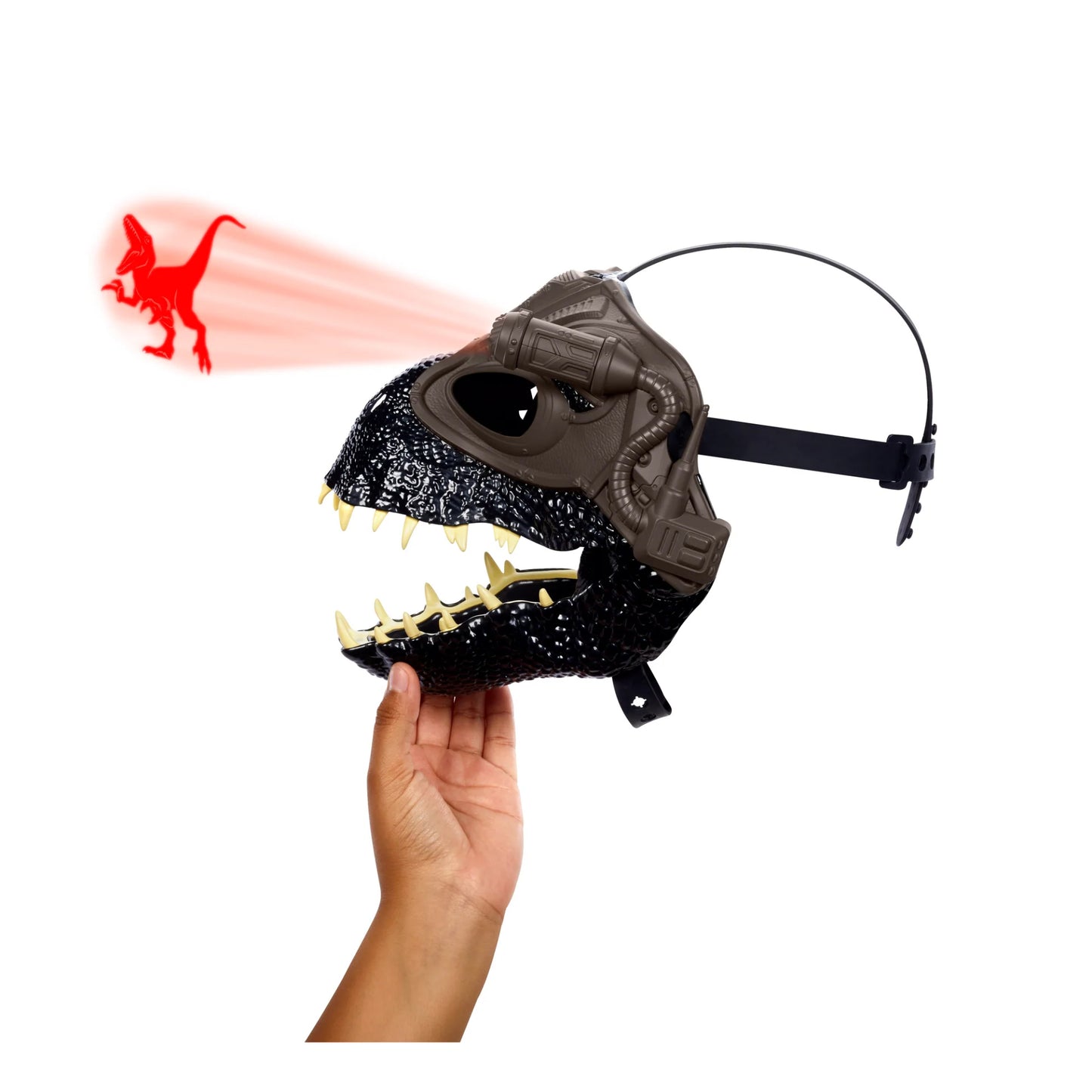 Jurassic World Track 'N Roar Indoraptor Mask, Black