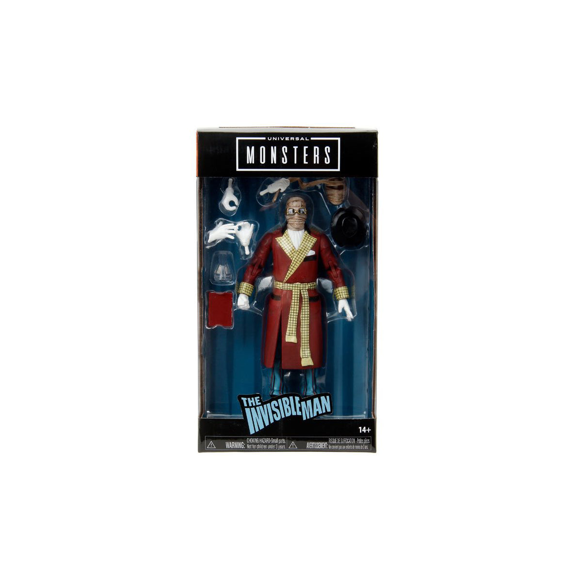 Figura articulada y personalizable de 6" de El hombre invisible de Jada Toys Universal Monsters