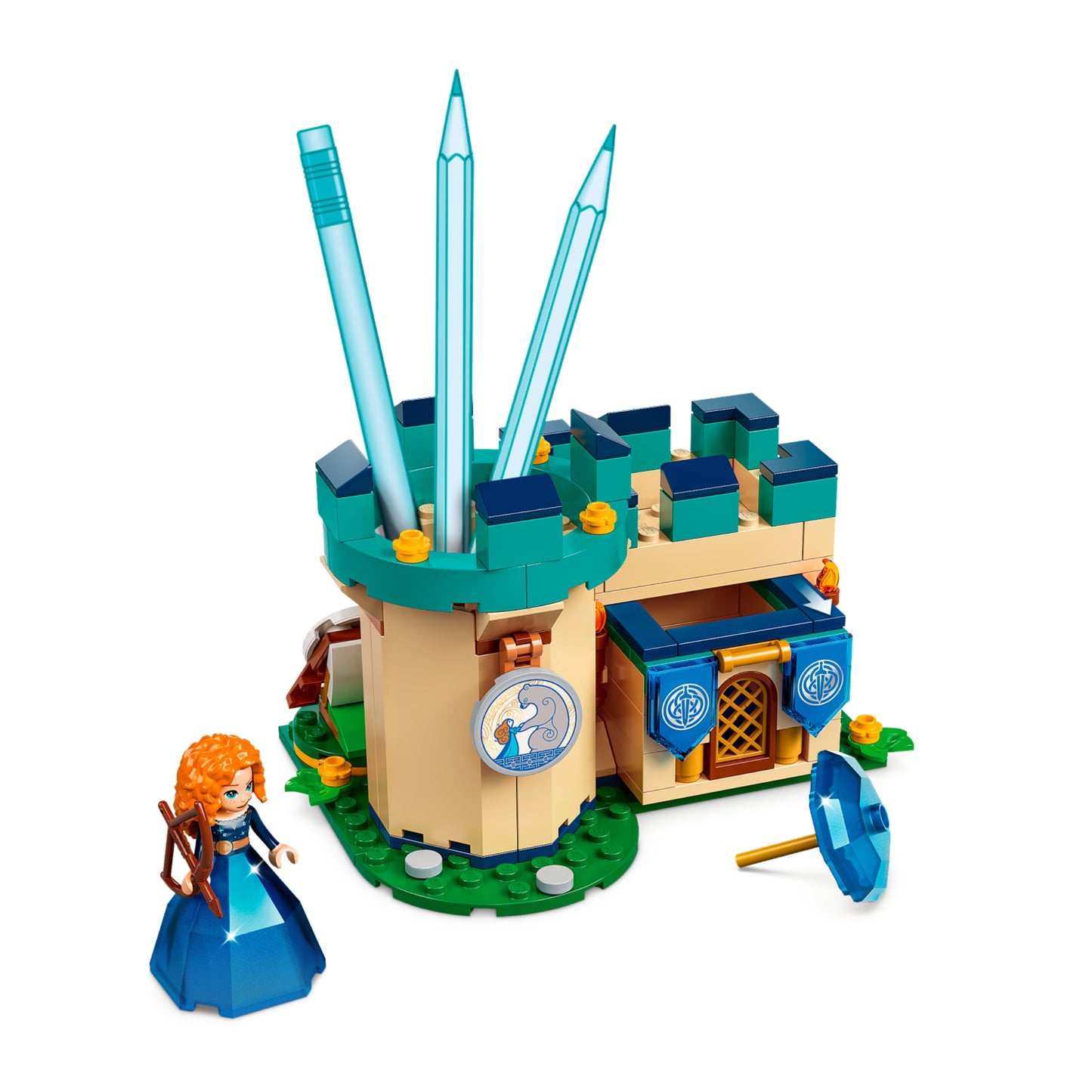 LEGO Disney Aurora, Merida and Tiana's Enchanted Creations Building Toy Set (558-Pieces)