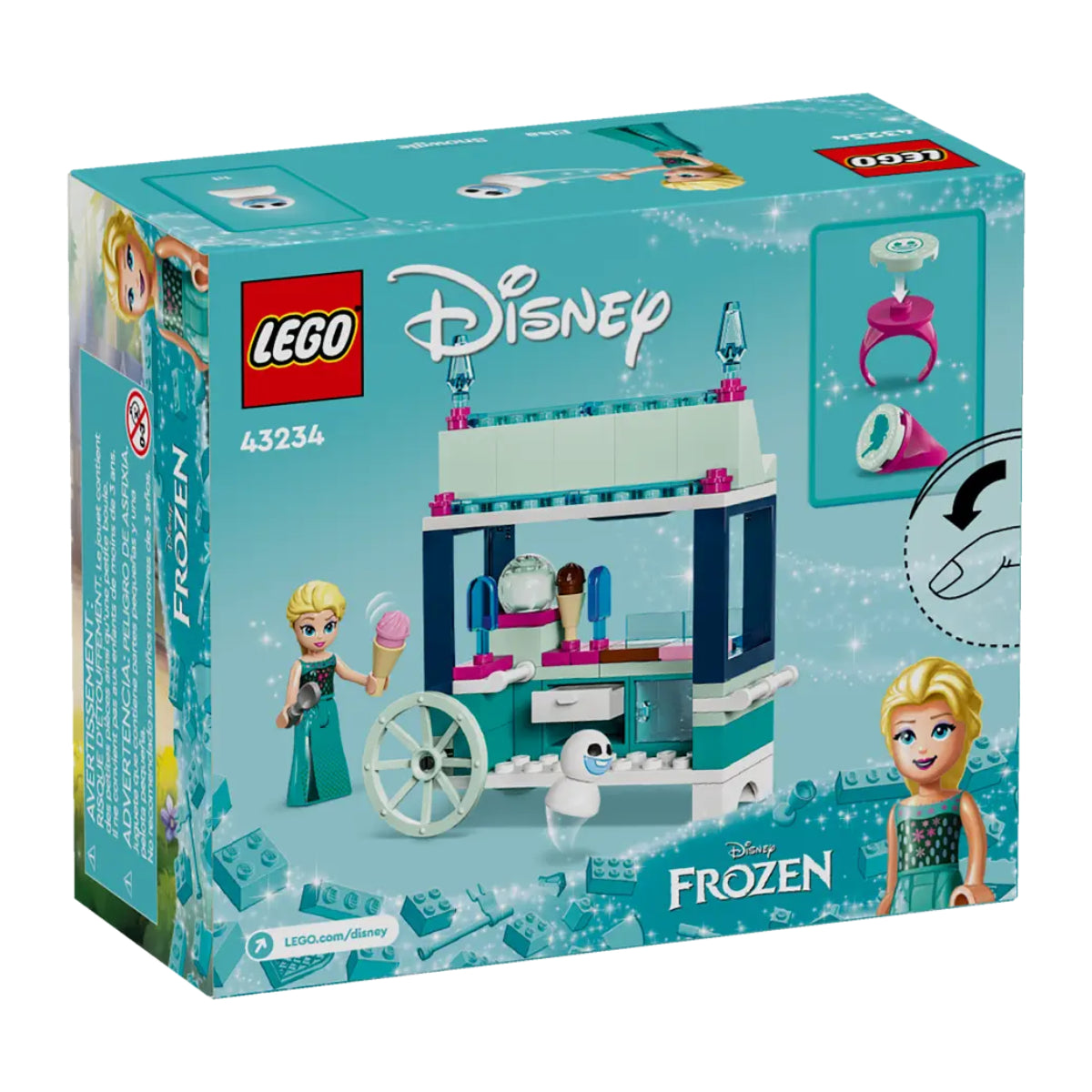 Juego de construcción LEGO Disney Frozen Treats de Elsa (82 piezas)