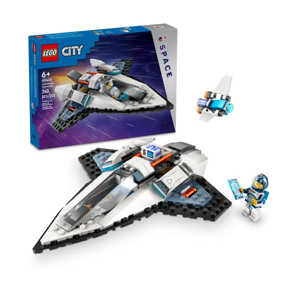 Juego de construcción de nave espacial interestelar LEGO City (240 piezas)