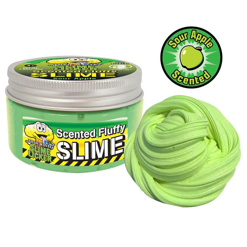 Toxic Waste Slime Licker Scented Fluffy Slime Jar - Assortment