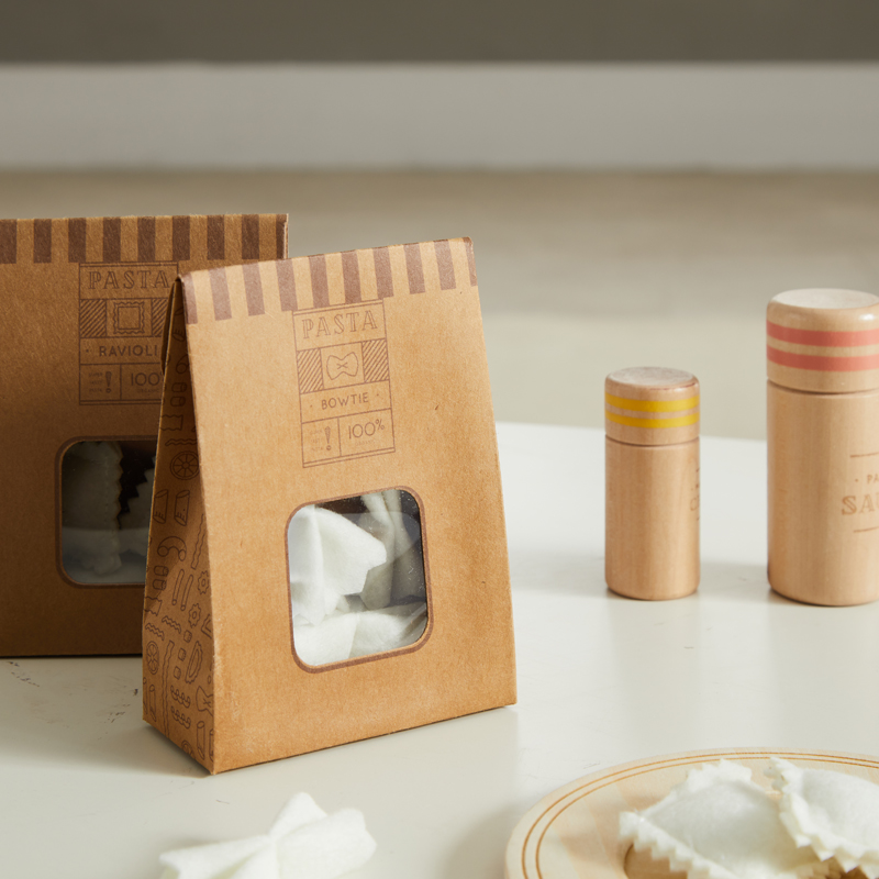 Juego de pasta Table It de Wonder &amp; Wise, color natural