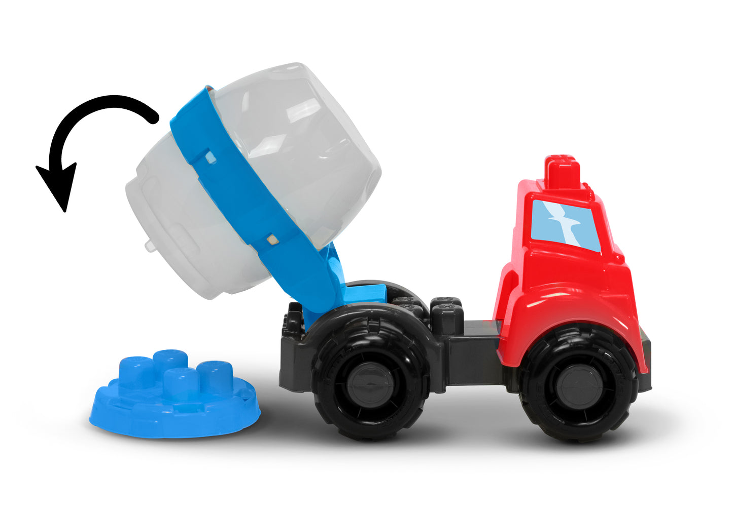 Kids@Work 10PC Building Blocks Cement Truck