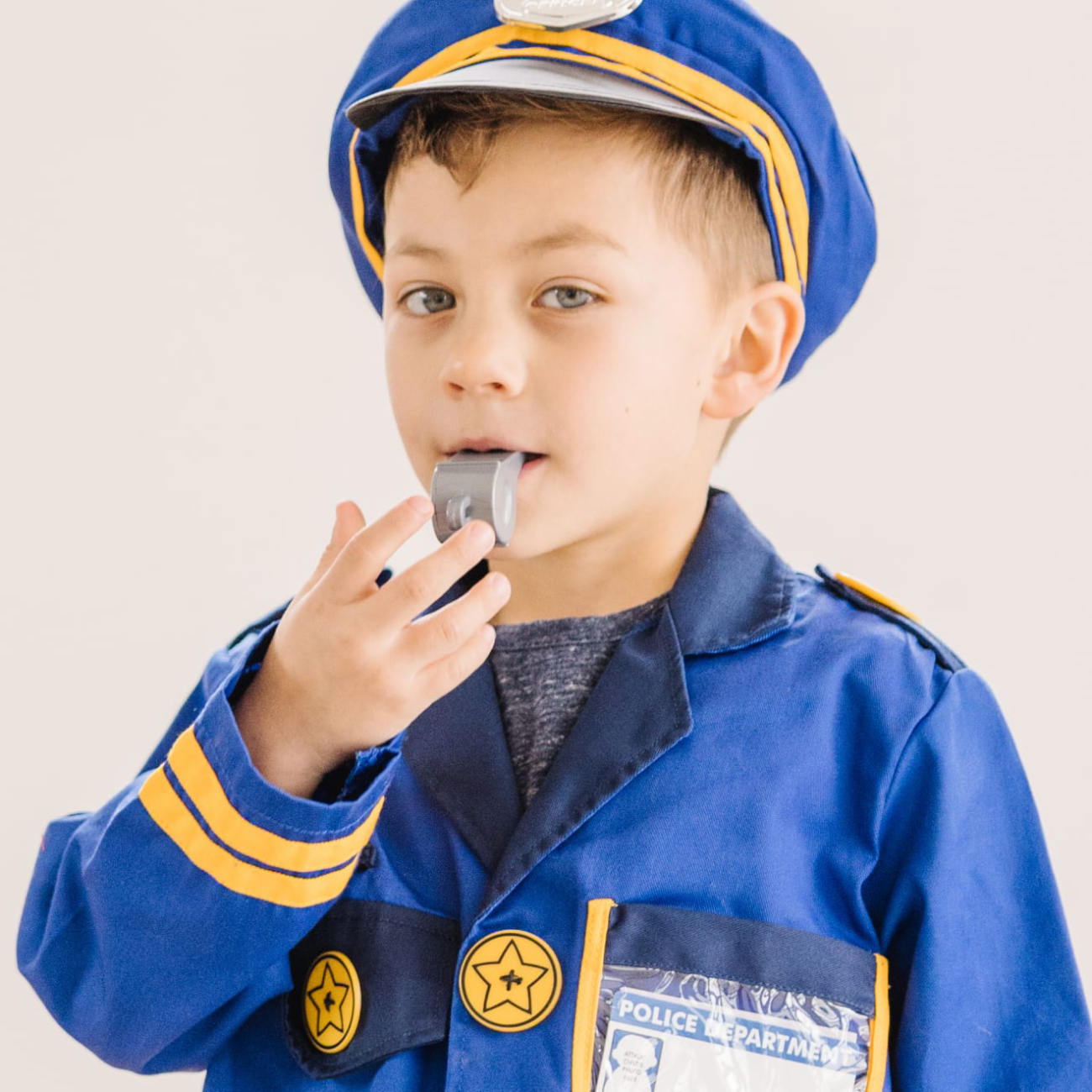 Melissa & Doug Kids Police Officer Role Play Costume Set