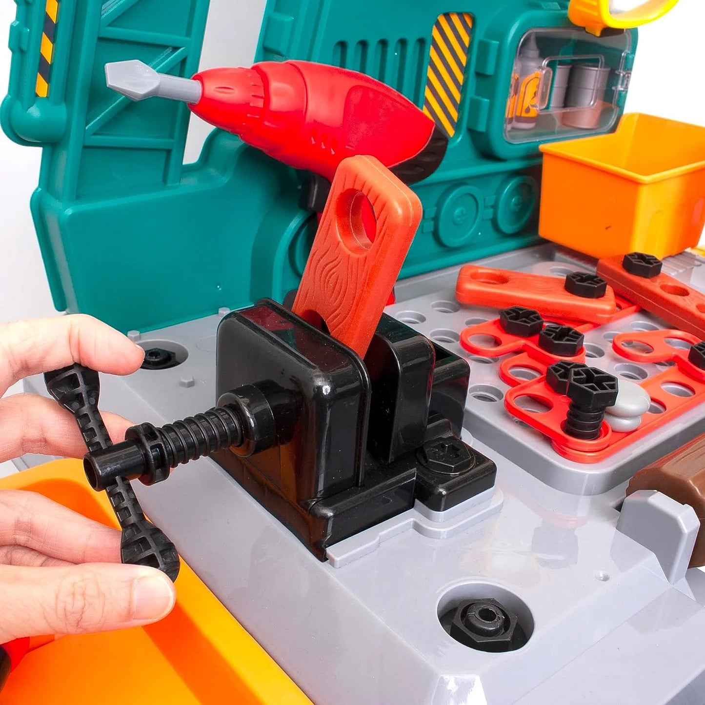 Workbench Construction Toy Tool Set Playset