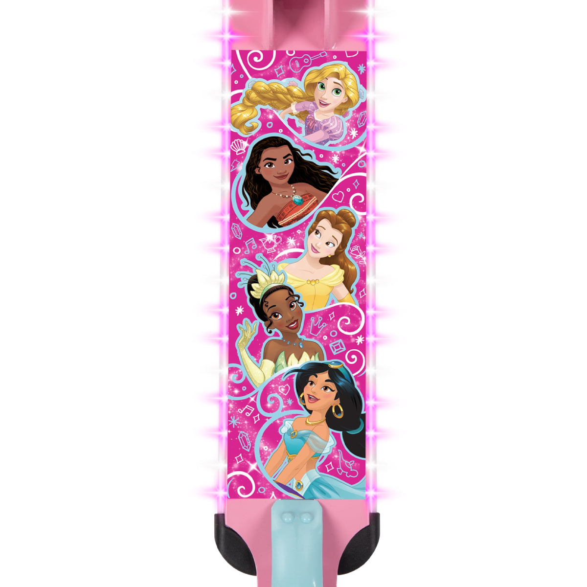 Disney Princess Electro-Light Inline Kick Scooter for Girls - Pink