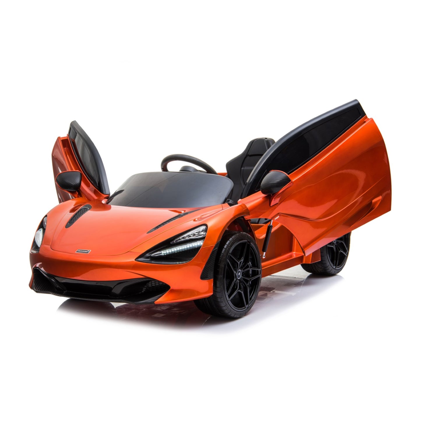 12V Licensed McLaren 720S with LED Lights - Orange - Curacao