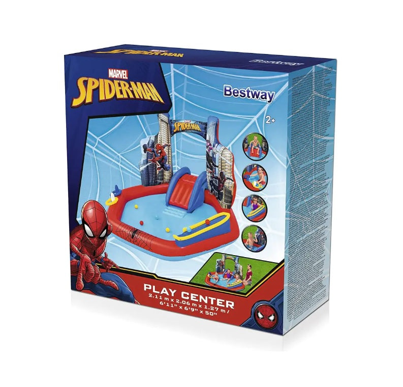 Centro de juegos Spiderman de Bestway 