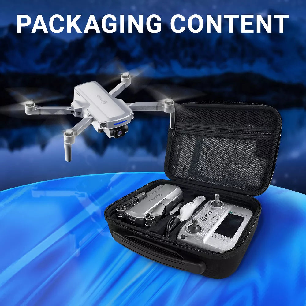 Contixo F28 Pro Foldable Drone with 2K FHD Camera and Carrying Case, White