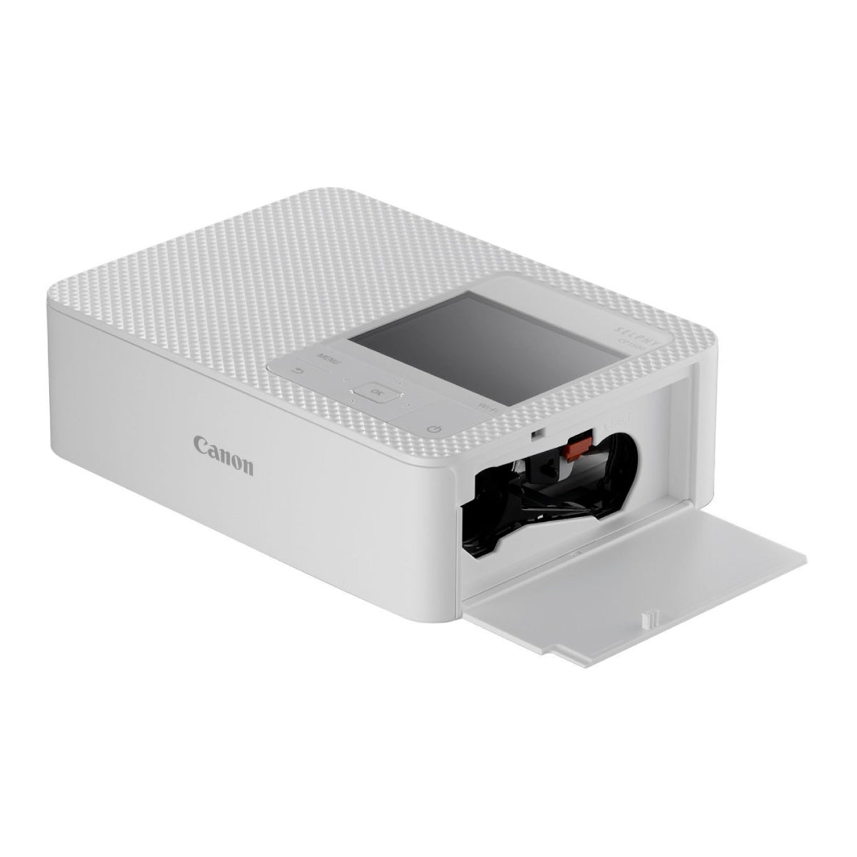 Impresora fotográfica compacta inalámbrica Canon SELPHY CP1500 con soporte para batería - Color blanco