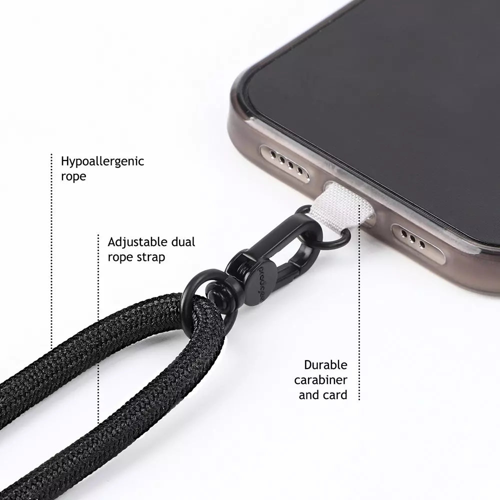 Prodigee Universal Adjustable Neck Strap for Smartphone - Black