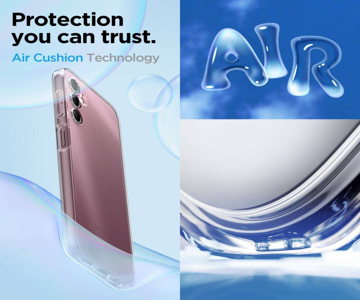 Funda para teléfono Spigen para Galaxy A14 5G - Crystal Flex (transparente)