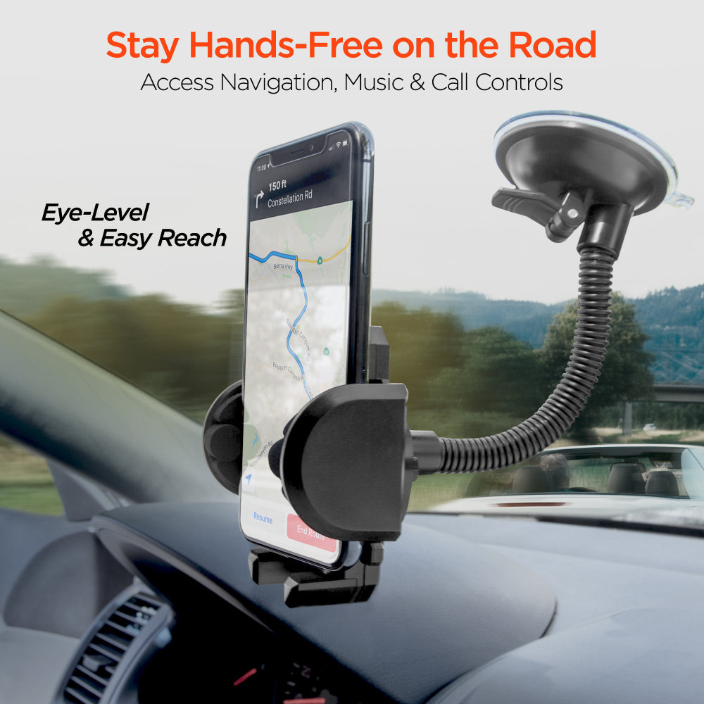 HyperGear Universal Windshield Phone Mount - Black