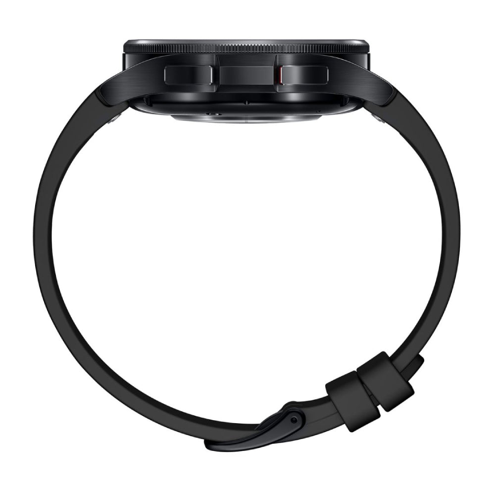 Reloj inteligente Samsung Galaxy Watch6 unisex con caja de aluminio de 43 mm y correa de cuero negra - LTE