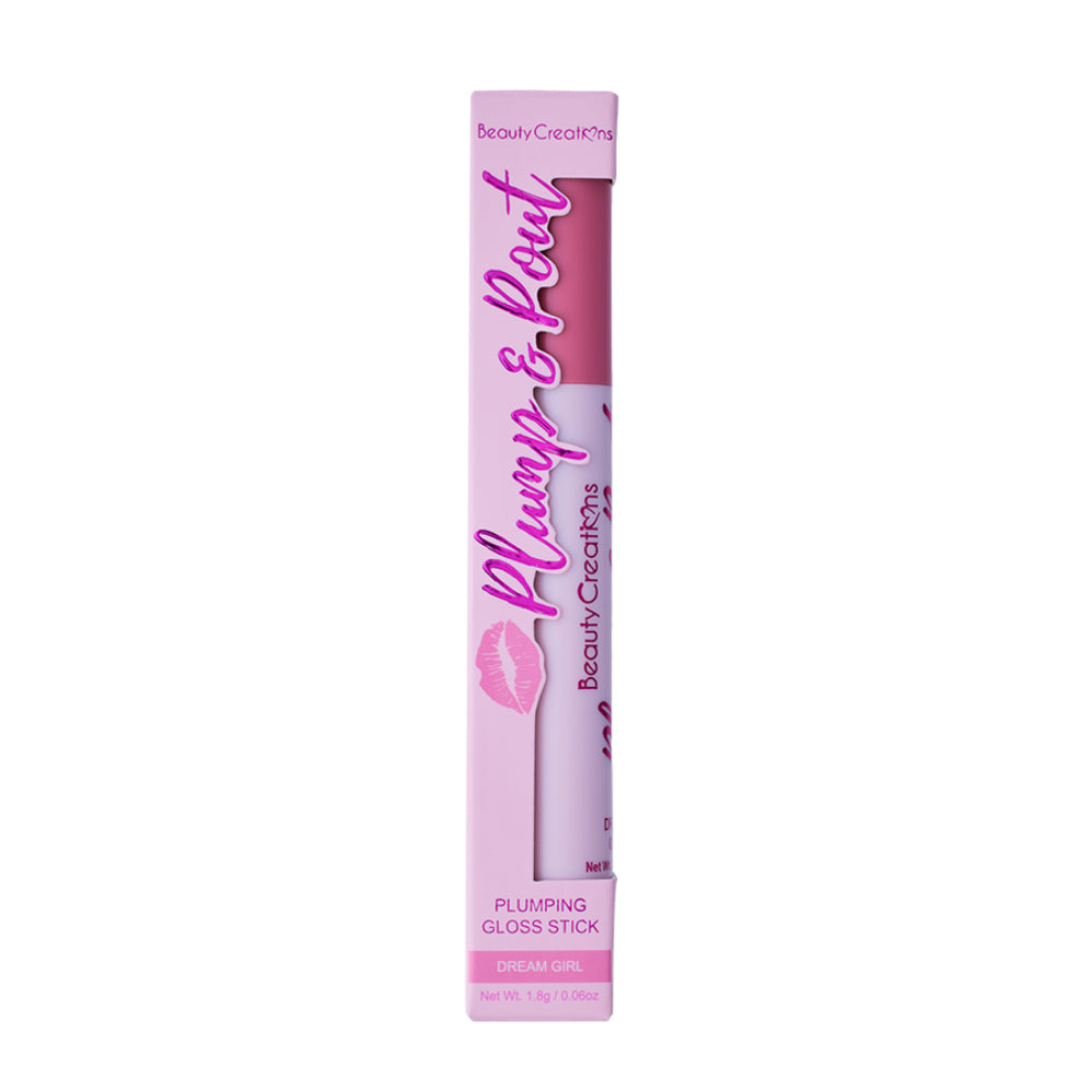 Brillo en barra voluminizador Plump &amp; Plout de Beauty Creations - Dream Girl-Pink