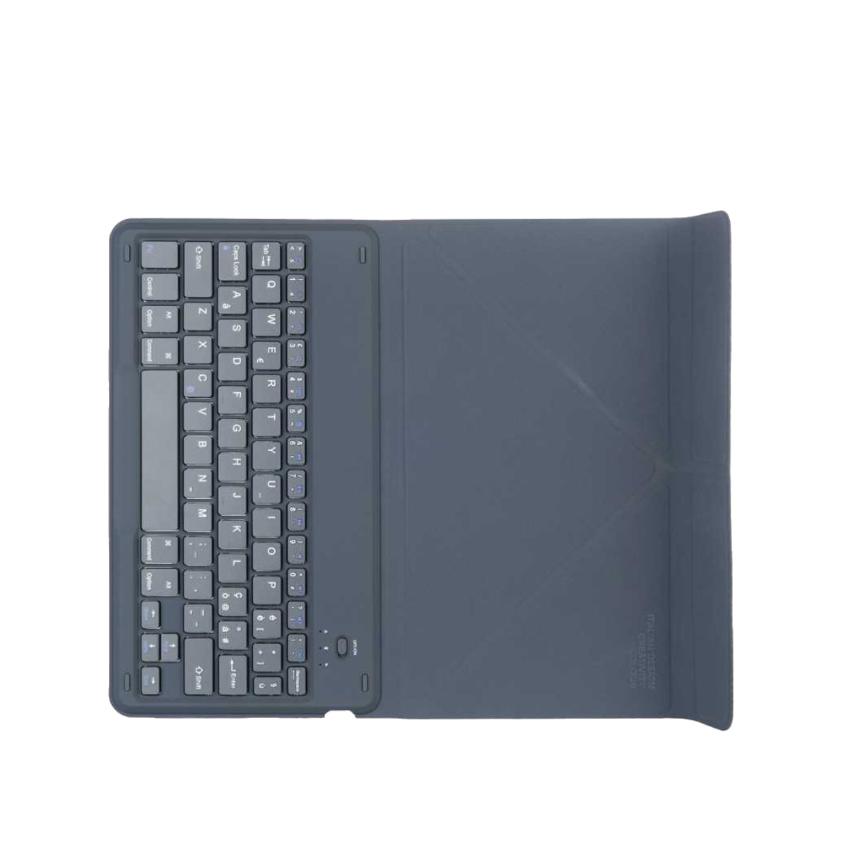 Teclado inalámbrico Tucano Scrivo con soporte integrado para iPad de Apple de 11" (M2) - Azul