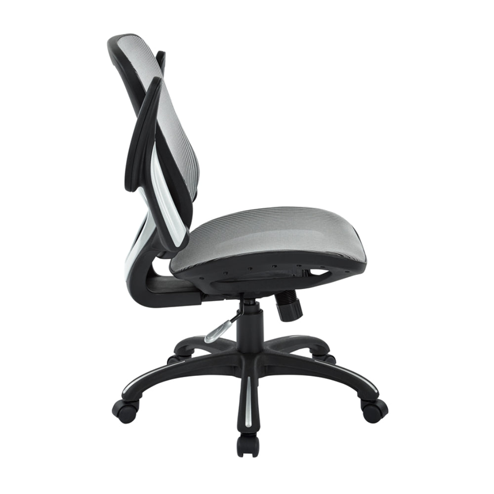 Silla de gerente de malla de Office Star Products - Gris