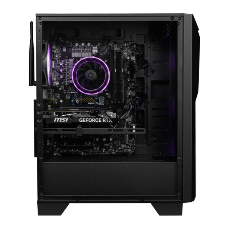 Computadora de escritorio para juegos MSI R2B14NUD7092 Codex R2: Intel Core i7-14700F con memoria de 32 GB y SSD de 2 TB, color negro