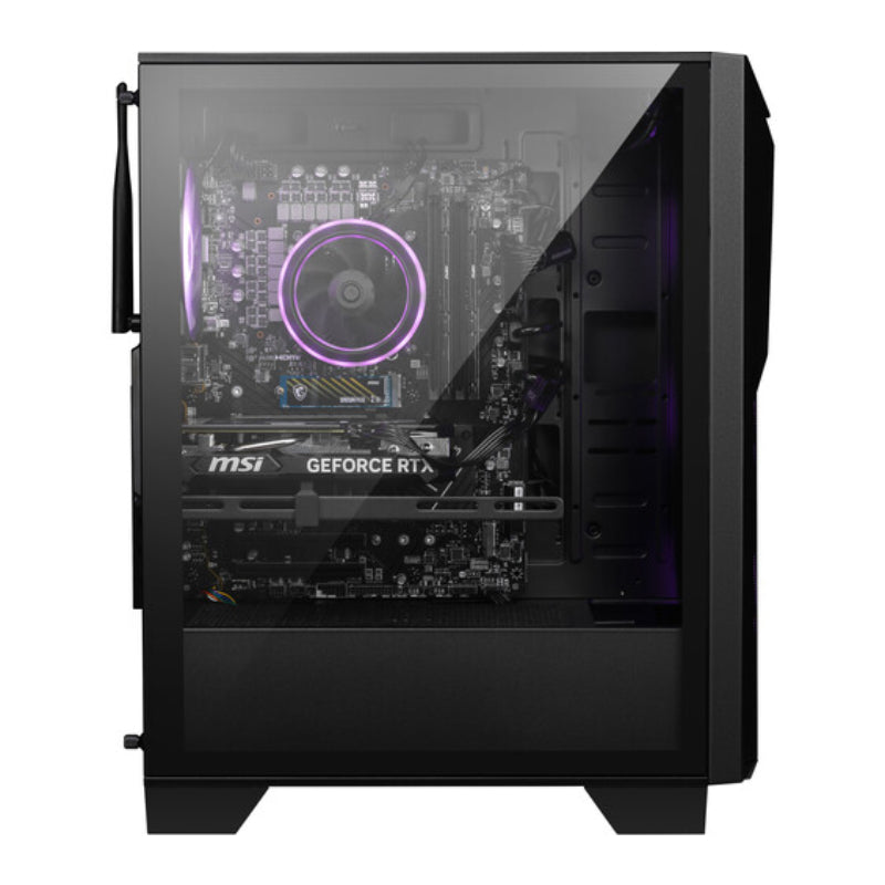 Computadora de escritorio para juegos MSI R2B14NUD7093 Codex R2: Intel Core i7-14700F con memoria de 16 GB y SSD de 1 TB, color negro