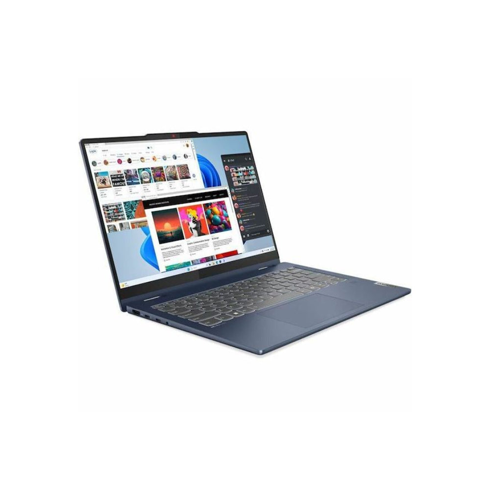 Lenovo 83DR000SUS IdeaPad 5 14AHP9 Notebook convertible 2 en 1 con pantalla táctil de 14" - AMD Ryzen 5 8645HS con memoria de 16 GB y SSD de 1 TB - Azul cósmico