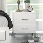 Casilda Nightstand with 2 Drawers by Acme Furniture - White