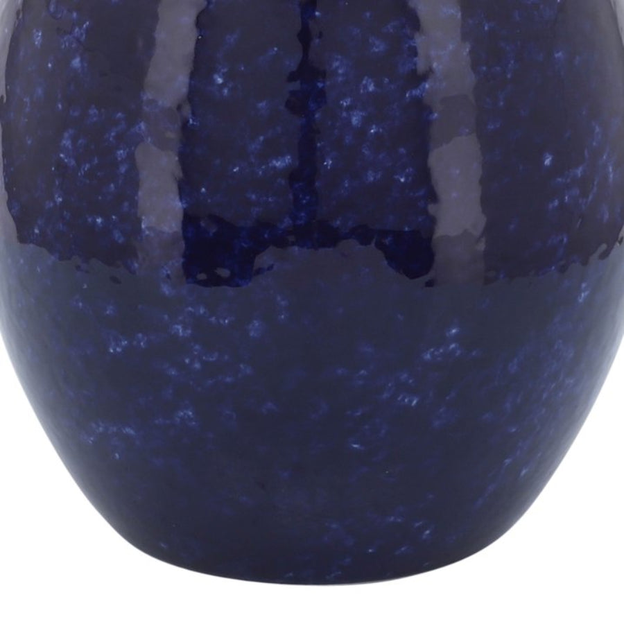 Sagebrook Home Contemporary 10" Ceramic Primeval Vase - Blue