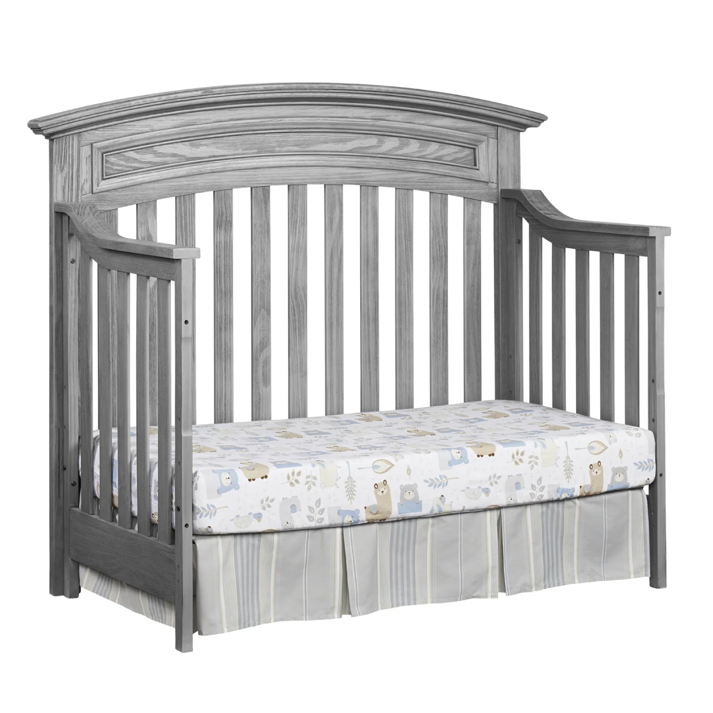 Soho Baby Richmond Brushed Gray 4-in-1 Convertible Crib