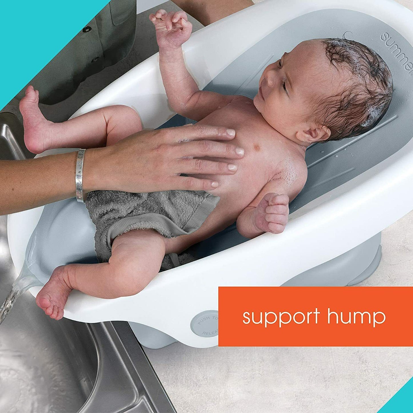 Summer Infant 2-in-1 Bouncer and Rocker Duo with Removable Toys - Heather Gray