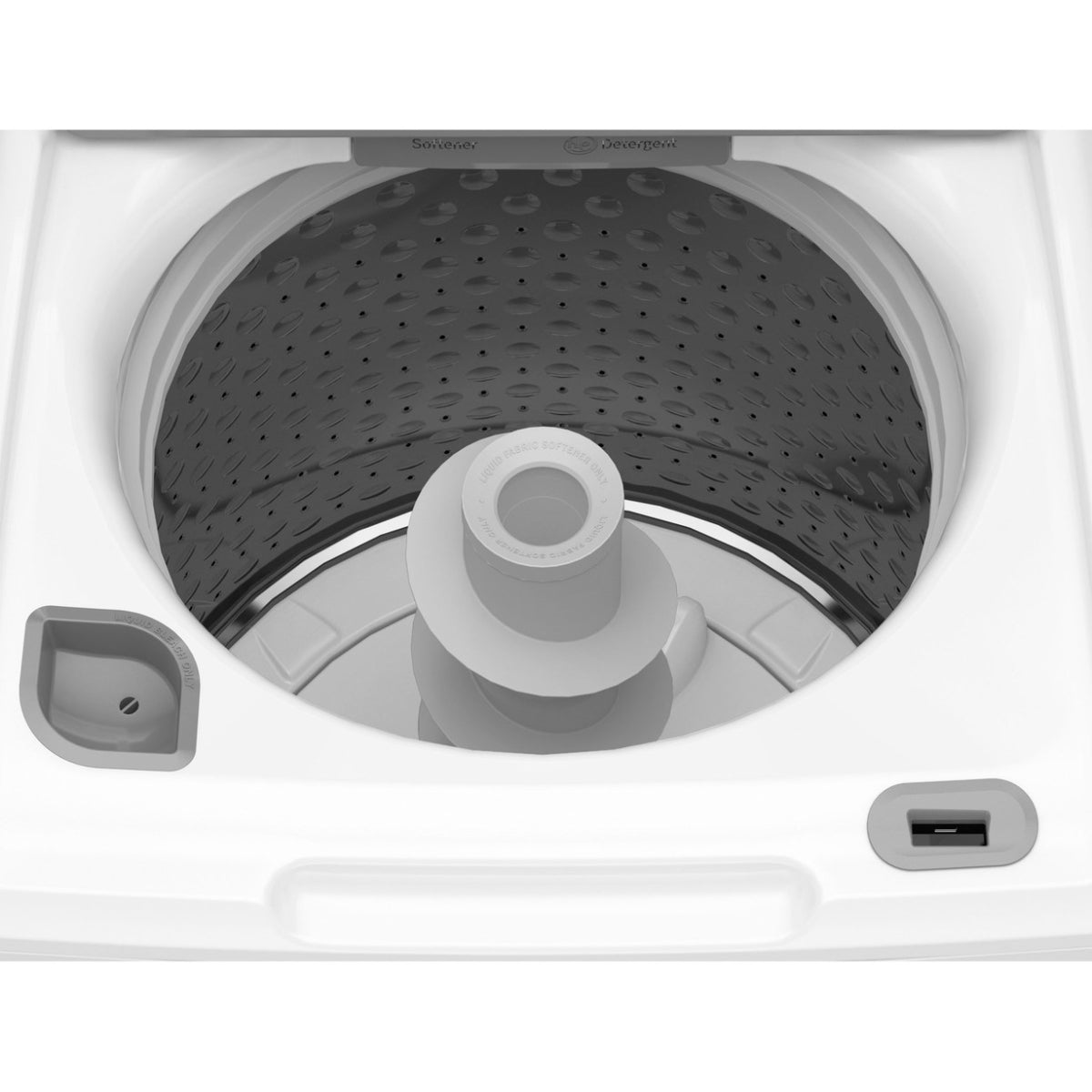 Lavadora de carga superior GE GTW585BSVWS de 4,5 pies cúbicos con control de nivel de agua, color blanco