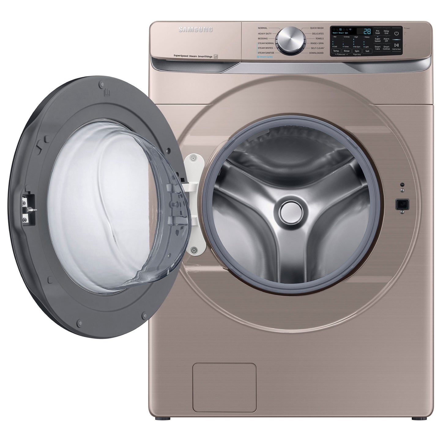 Samsung WF45B6300AC 4.5 cu.ft. High-Efficiency Stackable Smart Front Load Washer - Champagne