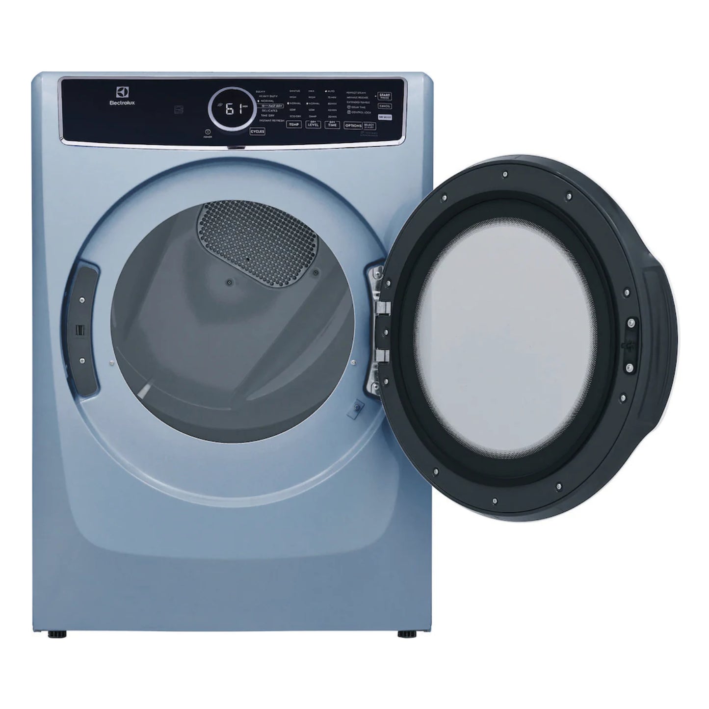 Electrolux ELFE7437AG 8.0 cu.ft. Vented Front Load Electric Dryer - Stackable with Steam and Instant Refresh - Glacier Blue