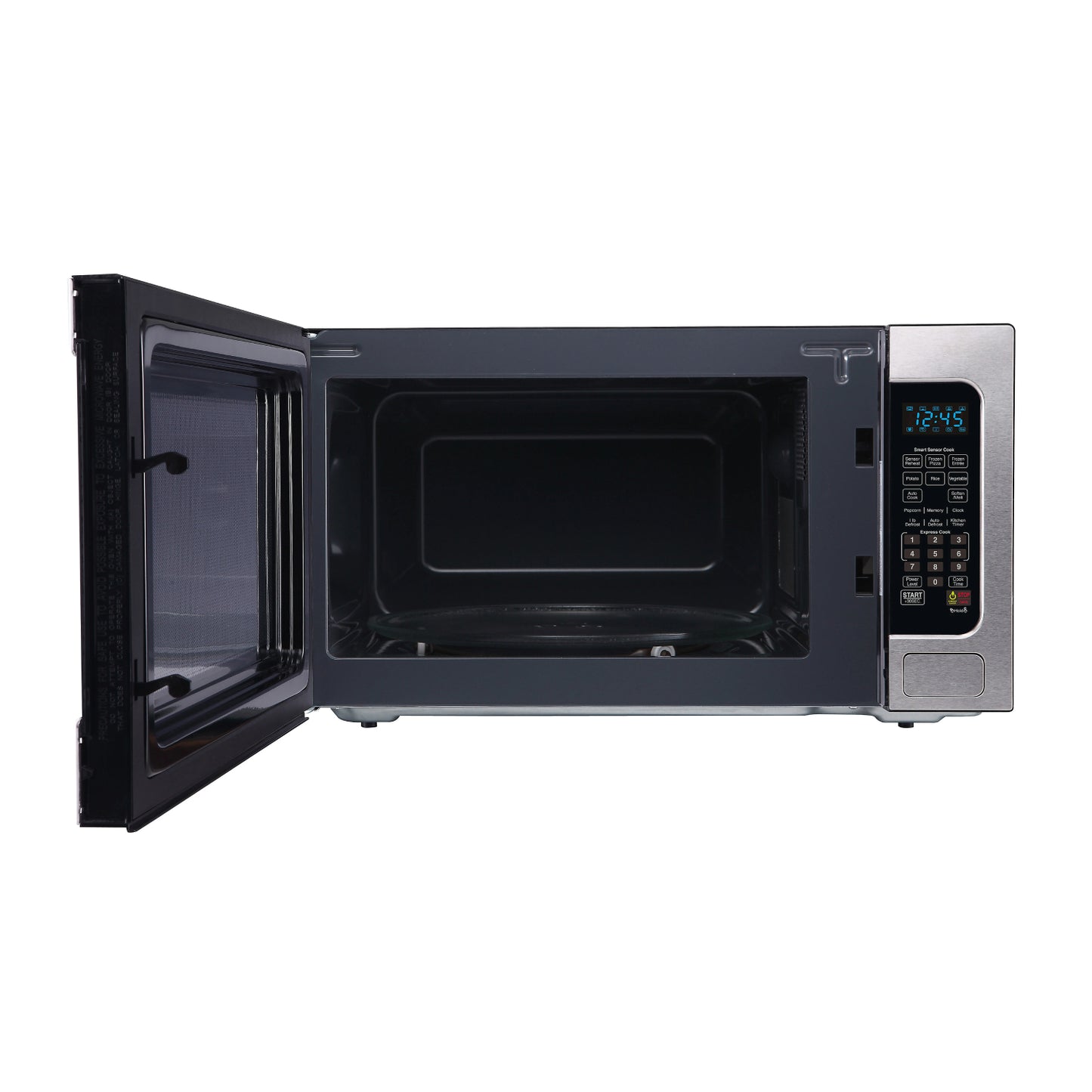 Horno microondas de encimera Farberware de 2,2 pies cúbicos y 1200 W con sensor de cocción - Acero inoxidable