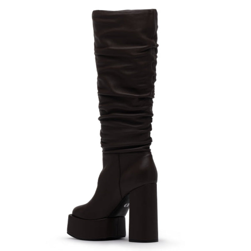 Botas Rosela para mujer de D'Amelio (talla 6,5) - Marrón oscuro