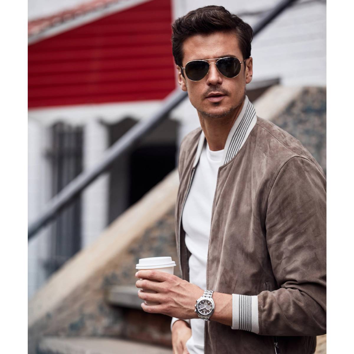 Citizen Carson Men's 43mm Eco-Drive Stainless Steel Bracelet Watch - Black Dial