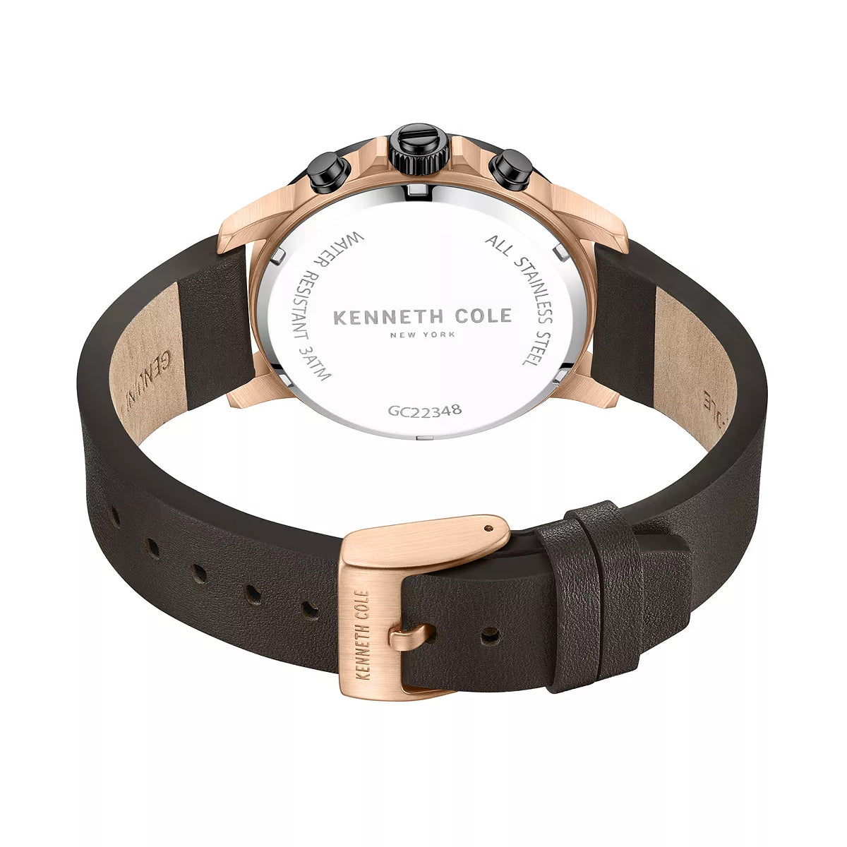 Kenneth Cole Two Tone Chronograph Large Dial Watch Amazon.com: Kenneth Cole New York Men main image 3