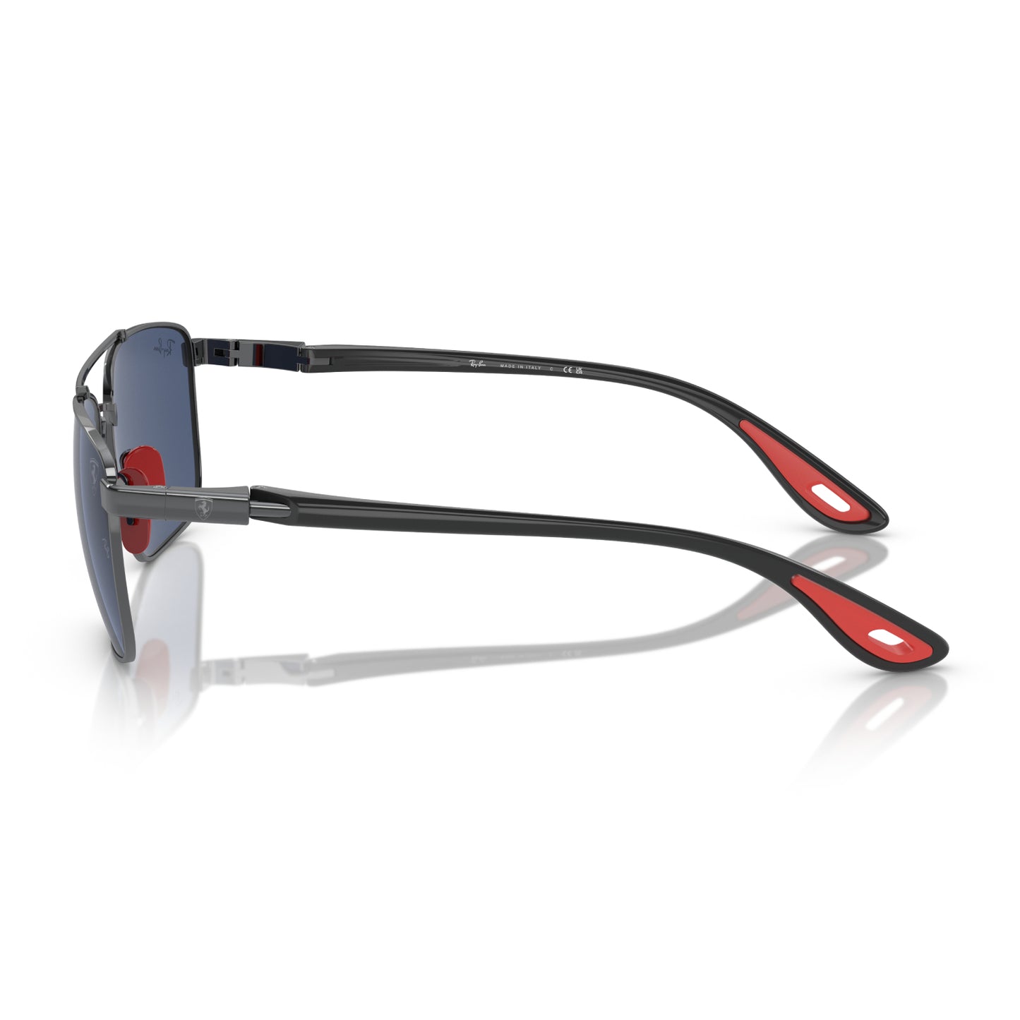 Gafas de sol clásicas cuadradas unisex Ray-Ban Scuderia Ferrari RB3715M