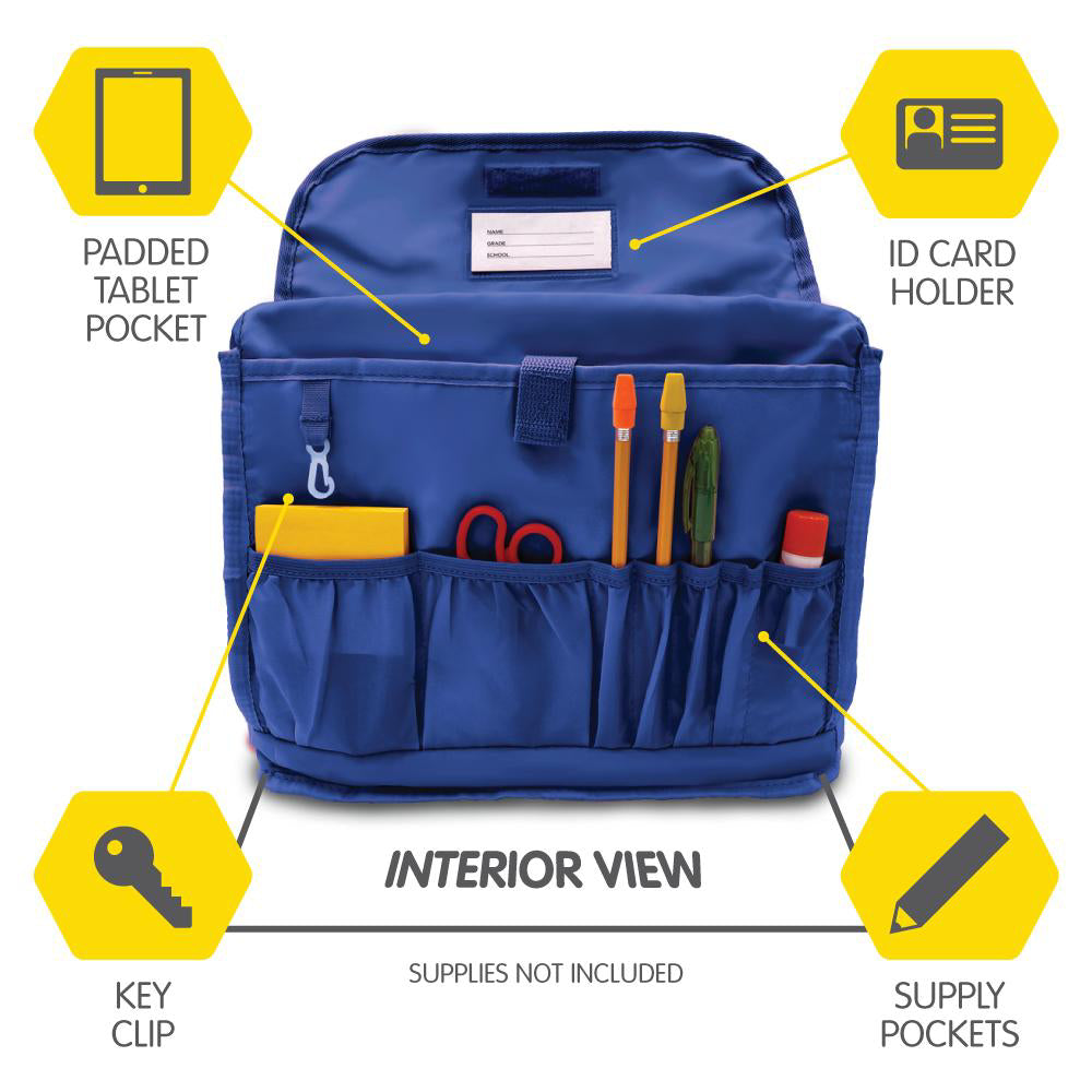 Bixbee Meme Space Odyssey Large Backpack, Blue– Curacao