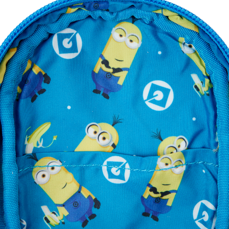 Estuche para lápices con mochila pequeña iridiscente para cosplay de los Minions de Despicable Me de Loungefly