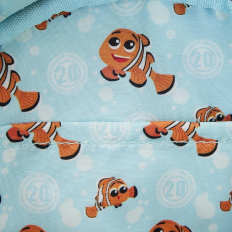 Bolso bandolera con bolsillo de burbujas de Disney Buscando a Nemo de Loungefly - Azul