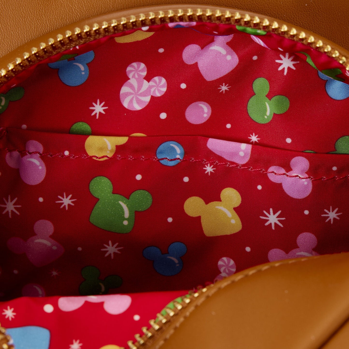 Loungefly Disney Mickey & Minnie Gingerbread Cookie Crossbody Bag