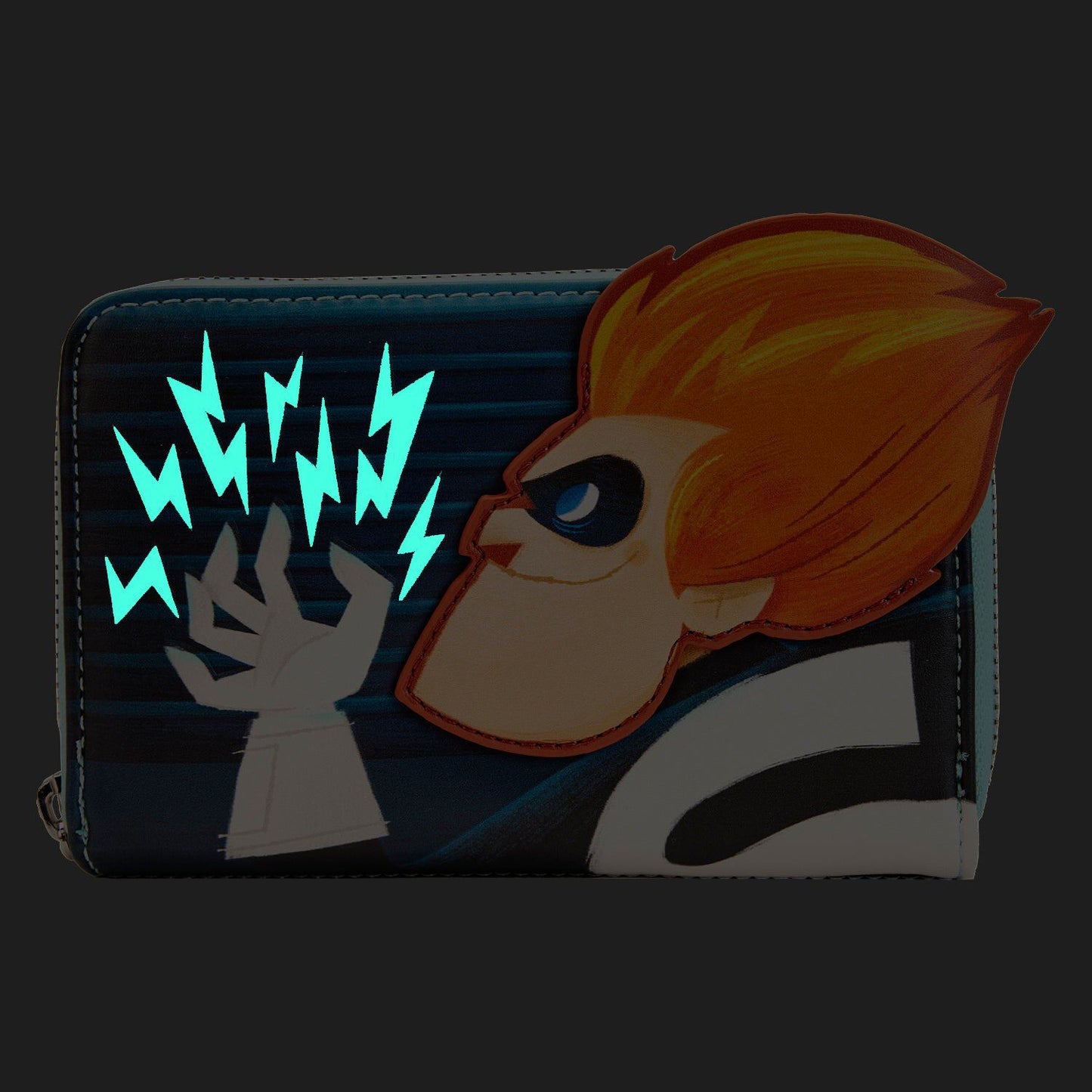 Cartera con cremallera y diseño luminoso de Disney Pixar The Incredibles Syndrome de Loungefly