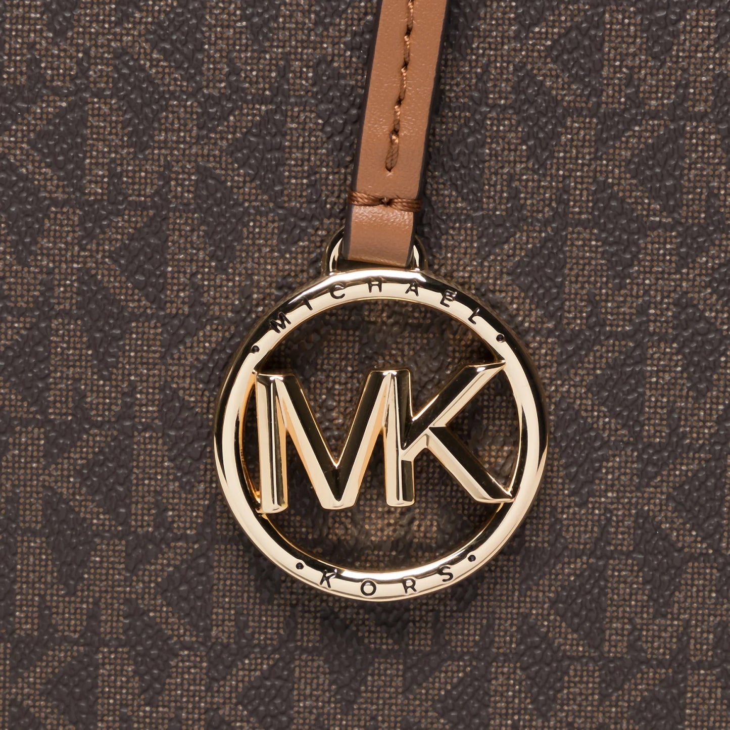 Bolso de mano mediano con cremallera superior Marilyn de Michael Kors, marrón/bellota