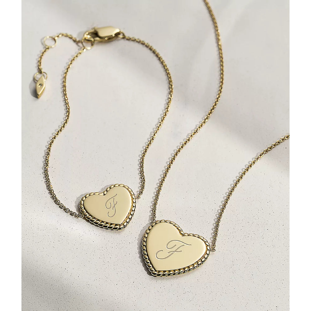 Fossil Drew Women's Station Bracelet in Gold-Plating over Stainless Steel