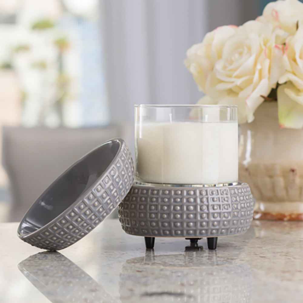 Candle Warmers Classic 2-in-1 Fragrance Warmer - Slate Gray