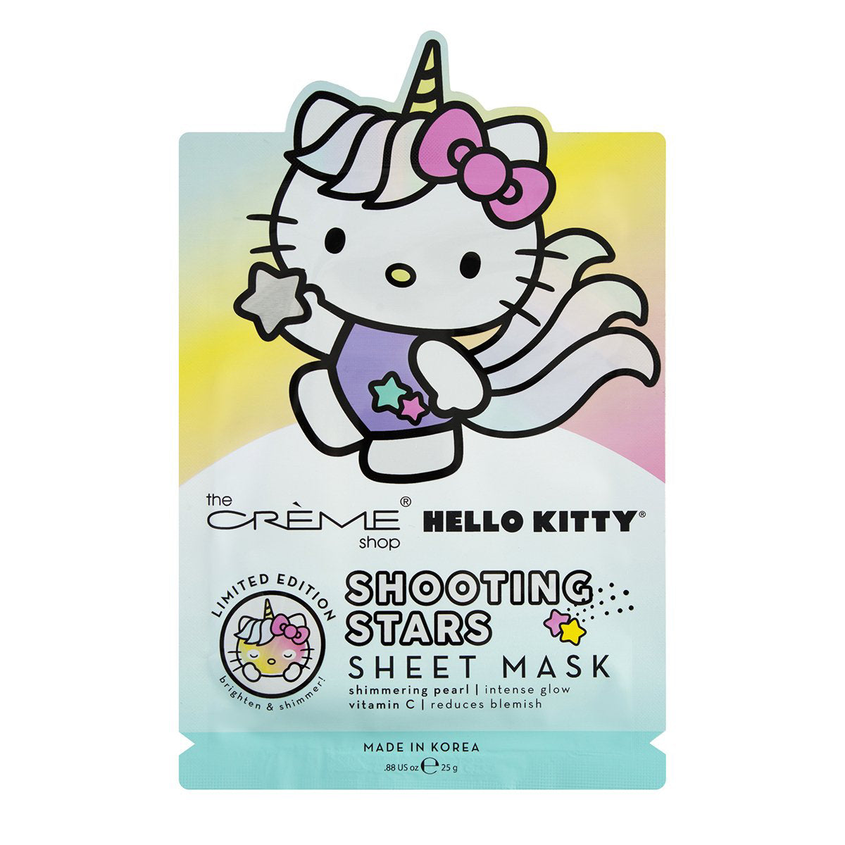 The Crème Shop x Hello Kitty Unicorn Shooting Stars Sheet Mask