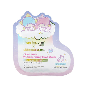 The Creme Shop X Little Twin Stars Cloud Walk Moisturizing Foot Masks Set (3 Pieces)